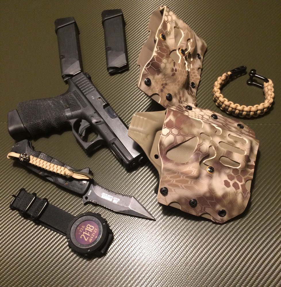 KYDEX Material für massgefertigte Holster Schweiz